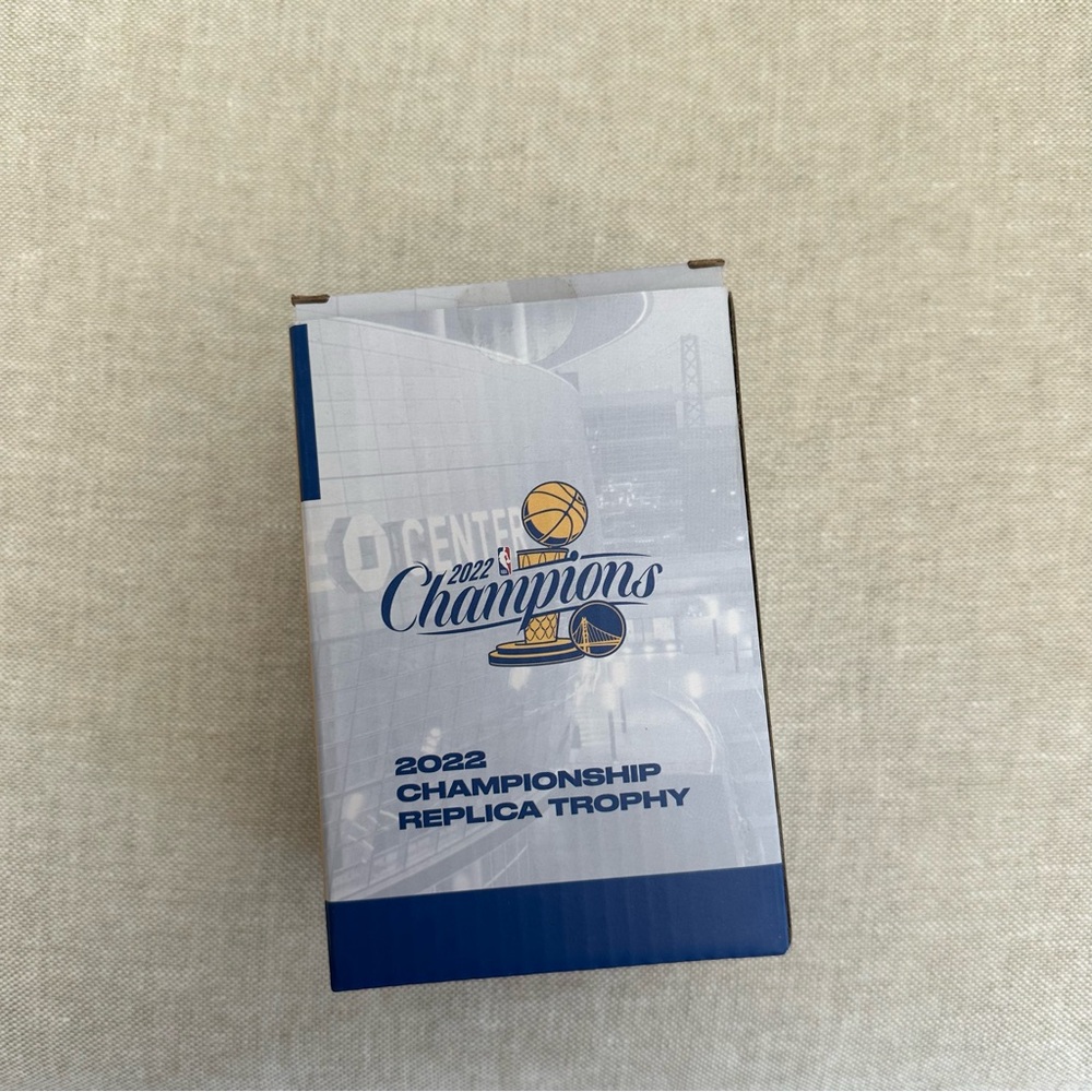 2022 Golden State Warriors Championship Mini Replica Trophy